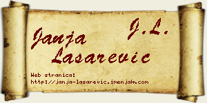 Janja Lašarević vizit kartica